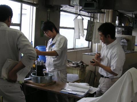 写真－3　透水試験の実習